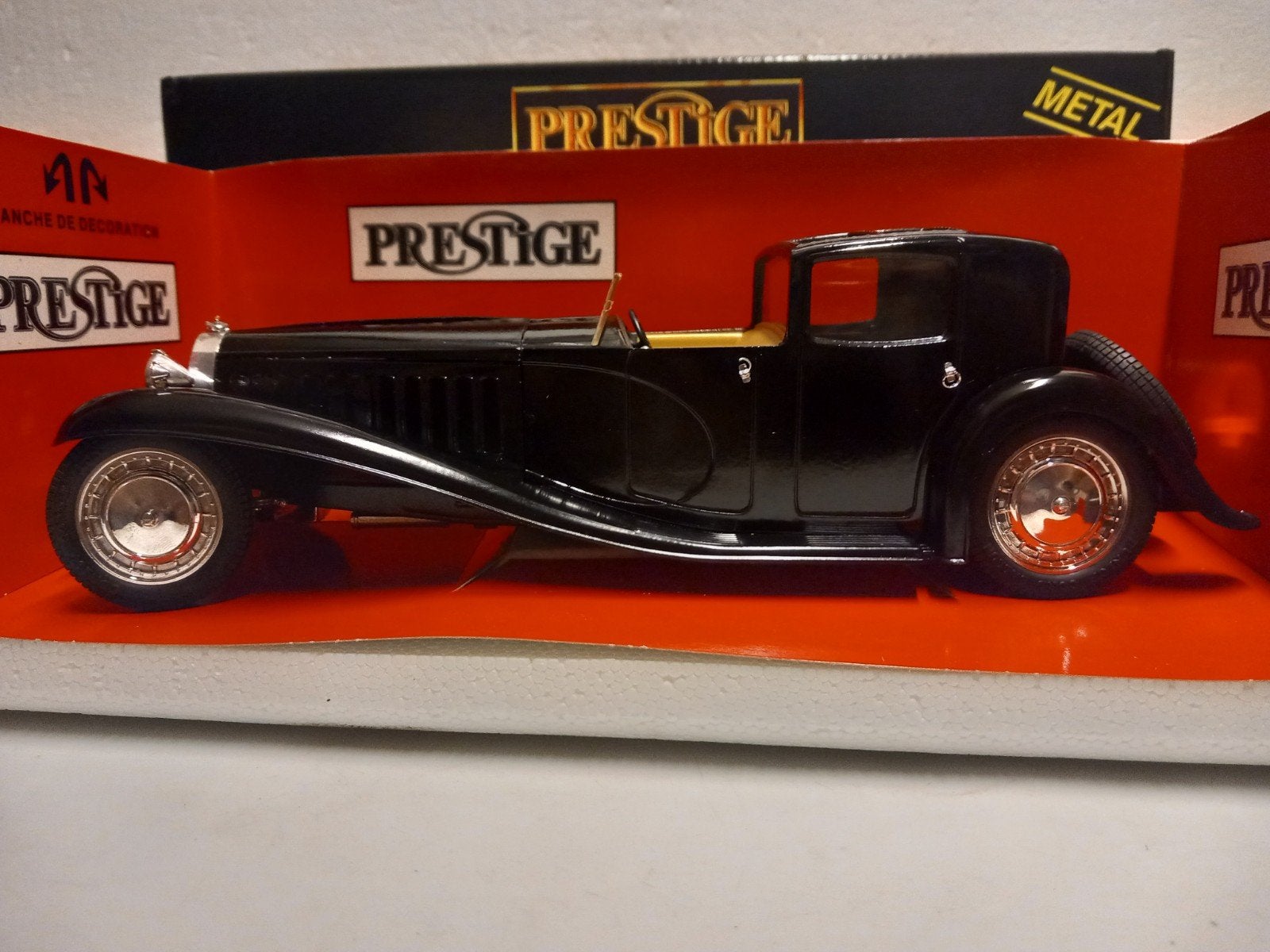 Bugatti Royale type 41 Limousine zwart Solido metal 1:18 KRD, Ophalen of Verzenden, Zo goed als nieuw, Auto, Solido