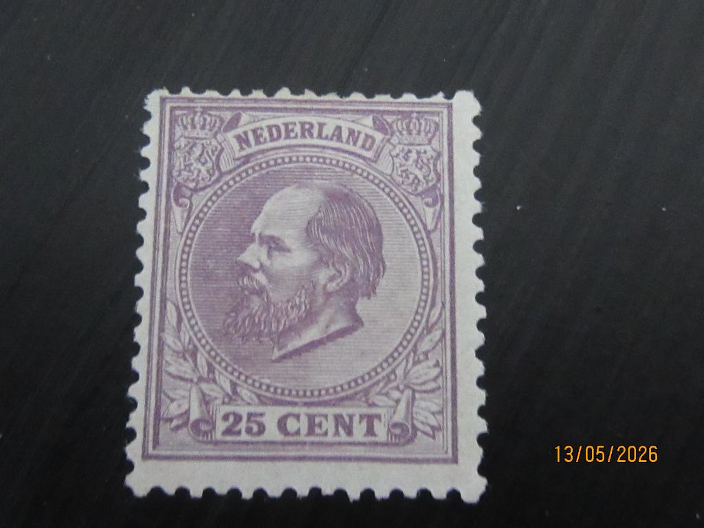 Nico Nederland 26 (X) Ongebruikt met plakker 1872, Postzegels en Munten, Postzegels | Nederland, Ophalen of Verzenden, T/m 1940