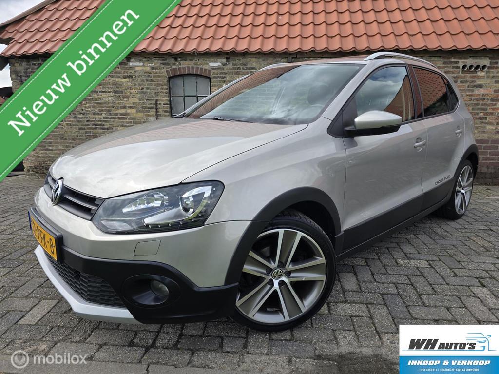 Volkswagen Polo 1.2 TSI Cross Navi|Leer| Pano | Led | Xenon, Auto's, Euro 5, Beige, 1076 kg, Automatische klimaatregeling