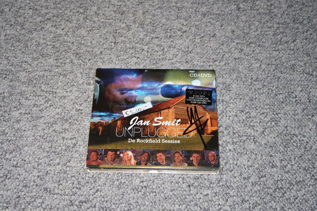 cd en dvd Jan Smit - Unplugged / De Rockfield sessies gesing, Gesigneerd, Boxset, Ophalen of Verzenden, Zo goed als nieuw