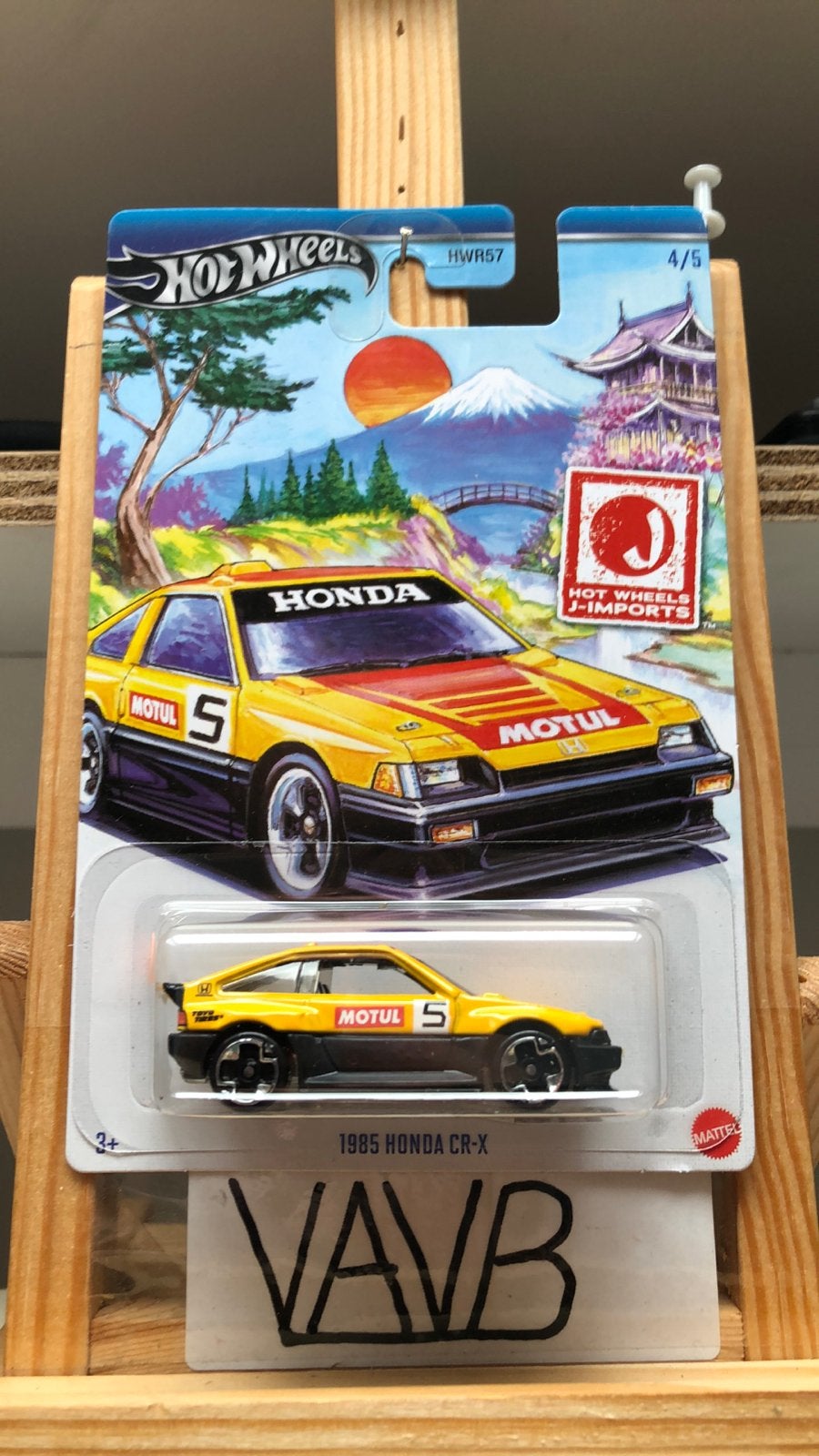 5 Honda crx Hot Wheels Hotwheels VAVB nieuw, Ophalen of Verzenden, Nieuw, Auto