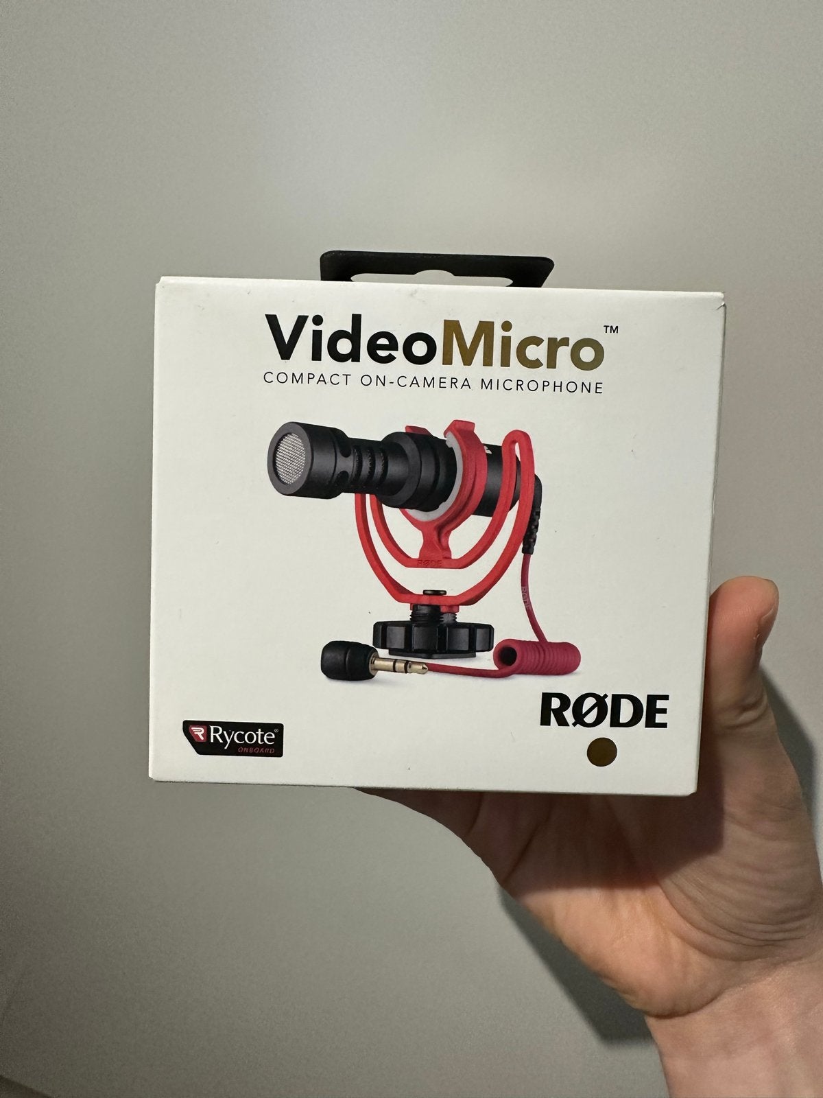 Rode VideoMicro Compact On-Camera Microfoon, Muziek en Instrumenten, Ophalen of Verzenden, Zo goed als nieuw, Overige typen