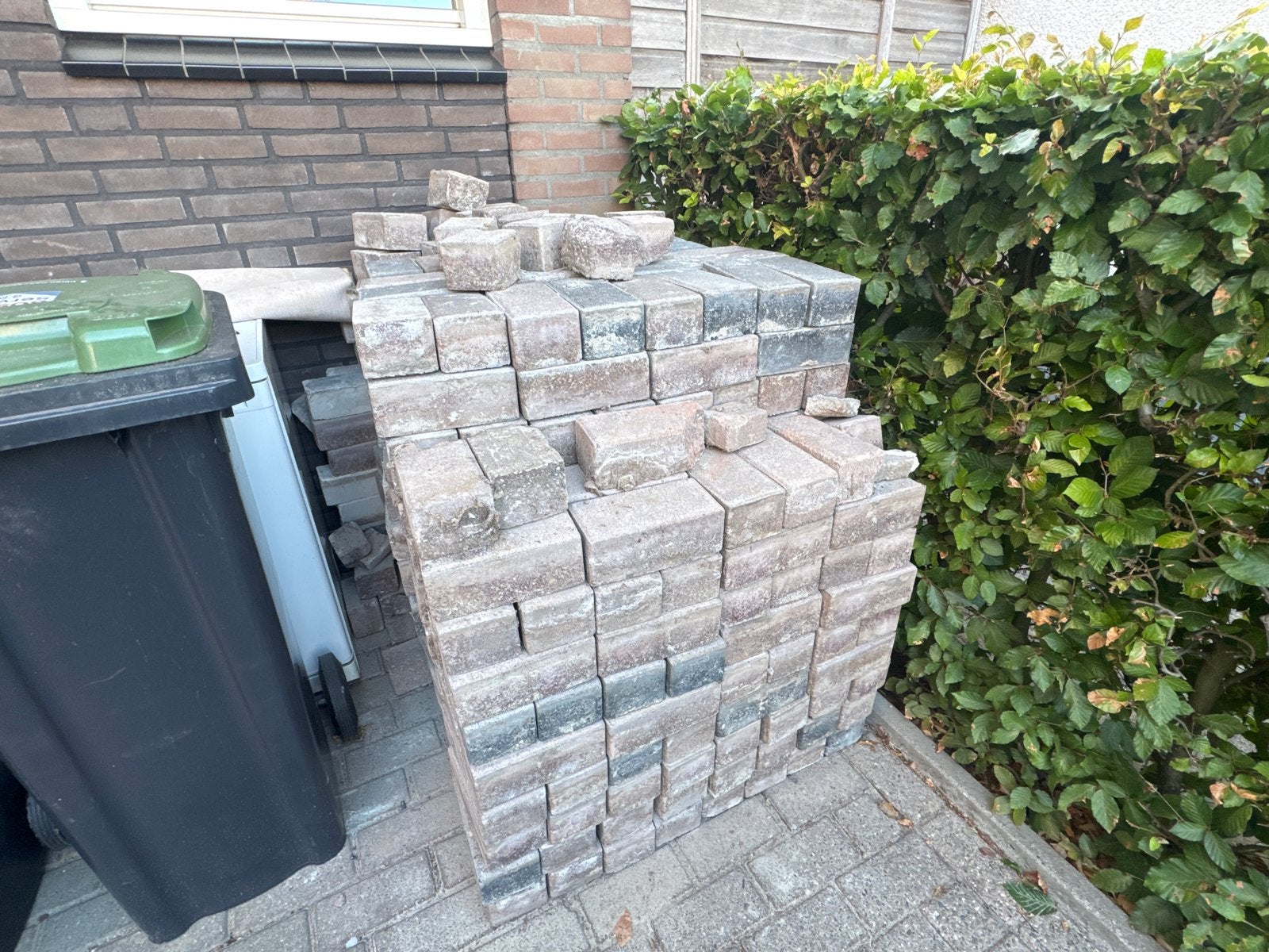 Gratis klinkers, Tuin en Terras, Tegels en Klinkers, Ophalen, Gebruikt, Klinkers, 10 m² of meer