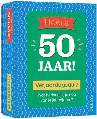 Verjaardagsquiz 50 jaar, Ophalen of Verzenden, Nieuw