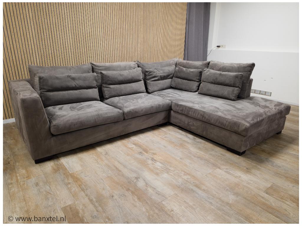 Zeer Mooi Taupe Grijs Hoekbank !!!, Info@banxtel.nl, Hoekbank, Hoekbank, Ophalen of Verzenden