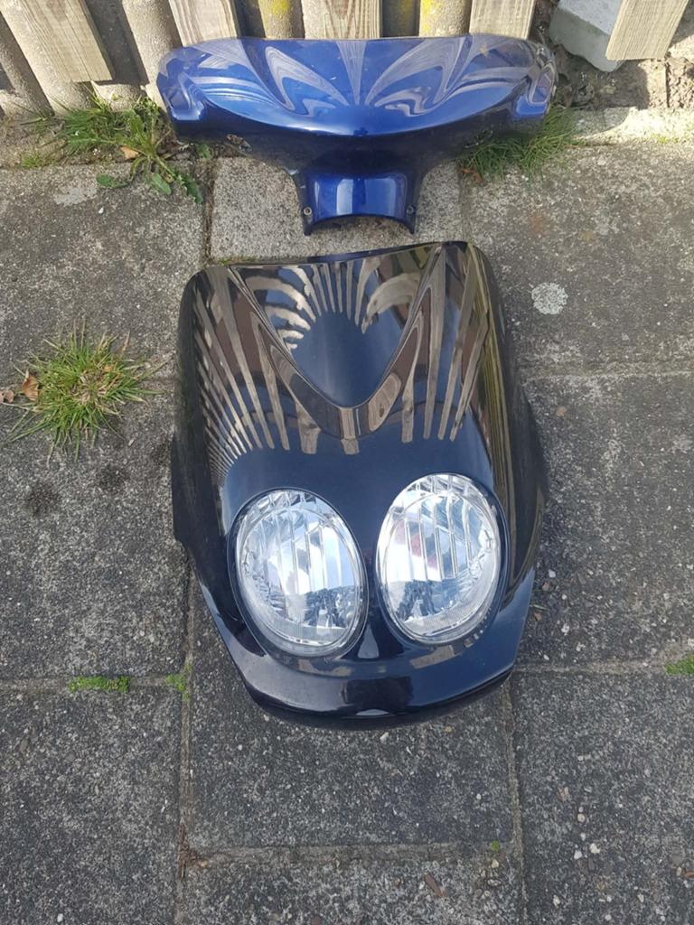 Kappen set Yamaha Neos 4T - Blauw/Zwart, Fietsen en Brommers, Brommeronderdelen | Scooters, Gebruikt, Yamaha, Kap, Ophalen