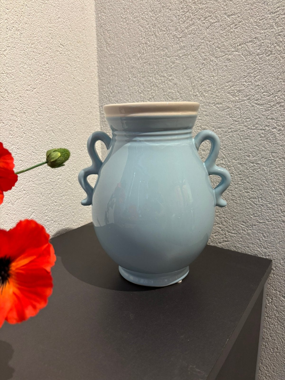 Des Pots lichtblauwe kan - 22 cm - Nieuwstaat!, Blauw, Ophalen of Verzenden, Zo goed als nieuw, 22 cm