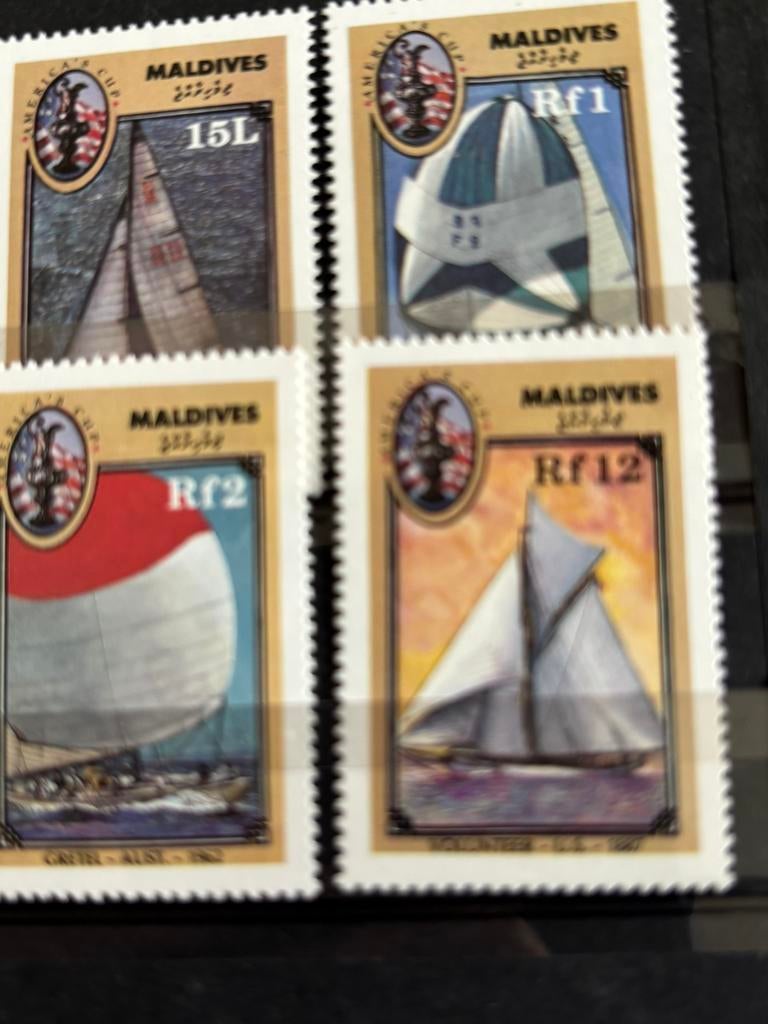 Schepen, Malediven 1987, Ophalen of Verzenden, Postfris, Overige thema's