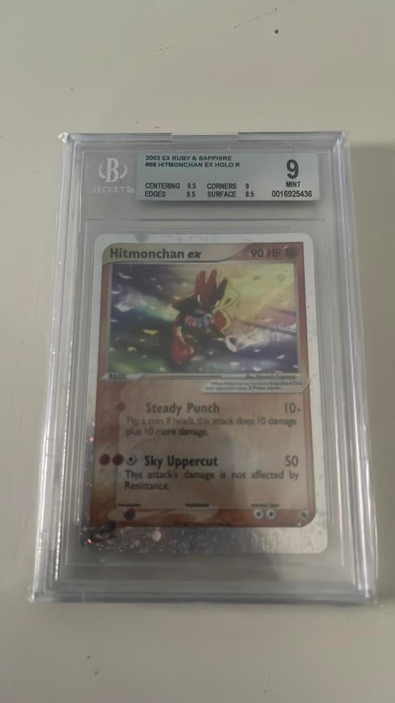 Slab Hitmonchan ex 98 becket 9, Ophalen of Verzenden, Zo goed als nieuw