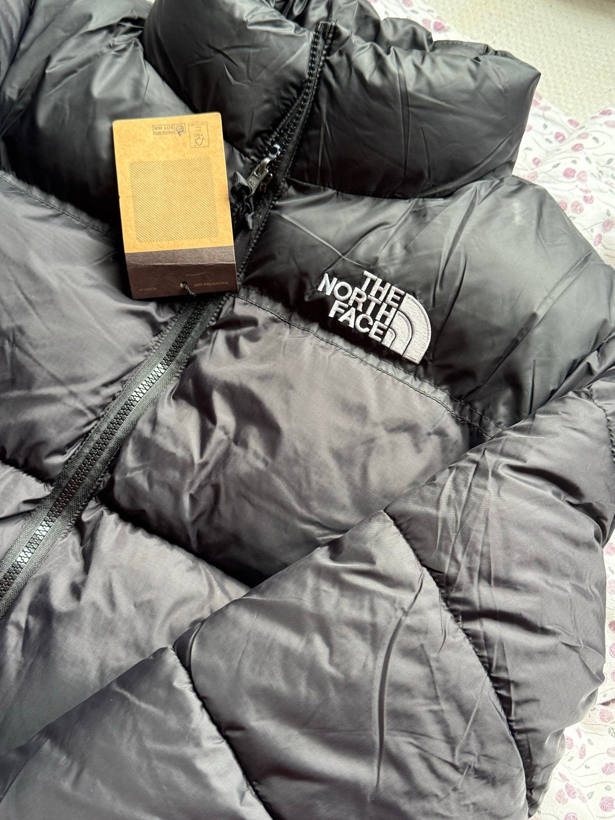 The North Face Nuptse 700 Puffer Jas Zwart, Kleding | Heren, Ophalen of Verzenden, Nieuw, Overige maten, Zwart