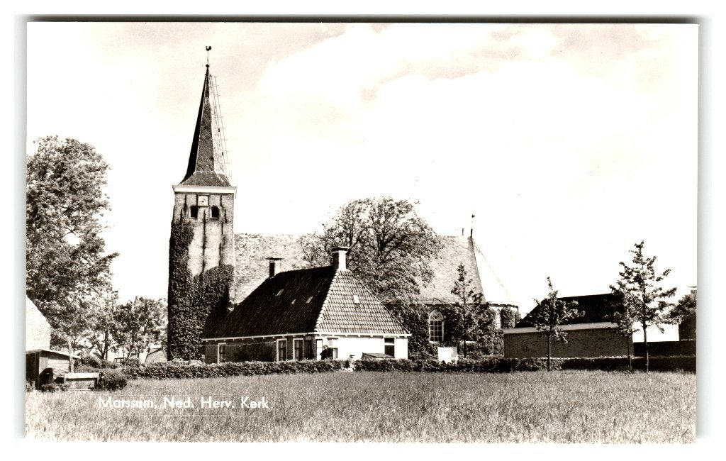 Marssum, Ned. Herv. Kerk, Verzenden, 1960 tot 1980, Ongelopen, Friesland