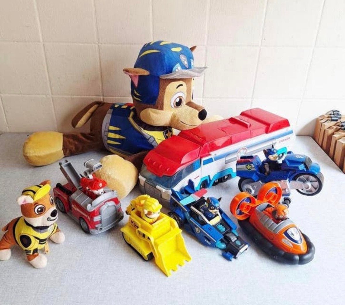 Paw Patrol Set van Knuffels / Auto's en Hondjes, Gebruikt, -, -, Paw Patrol