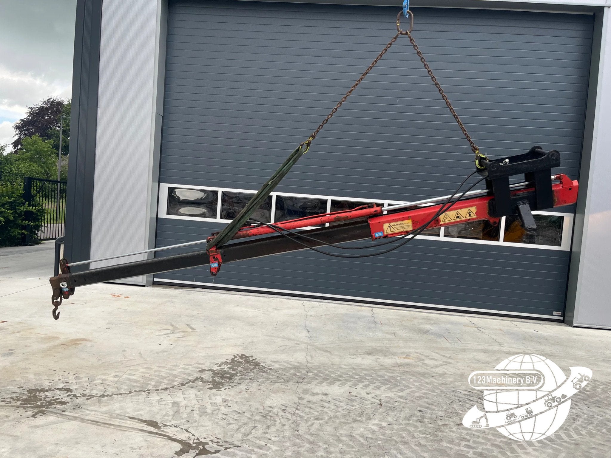 Palfinger S45 hijs-jib 2x hydraulische uitschuifbaar