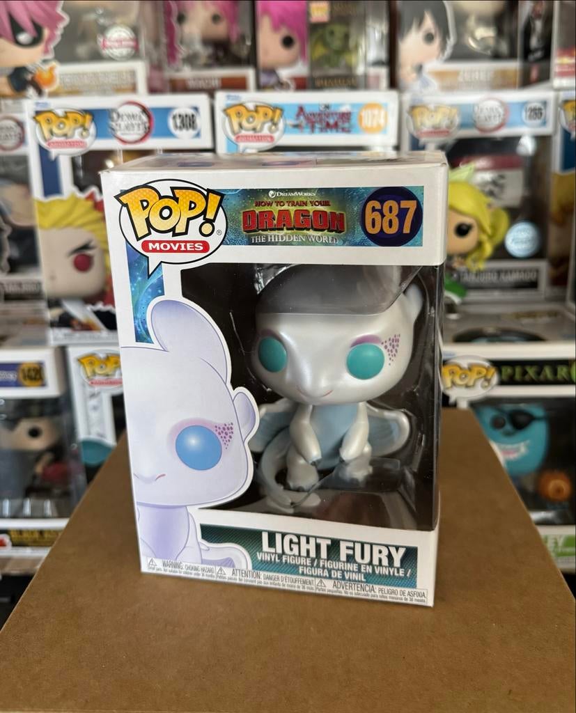 Funko Pop! Light Fury #687 - How to Train Your Dragon, Ophalen of Verzenden, Nieuw