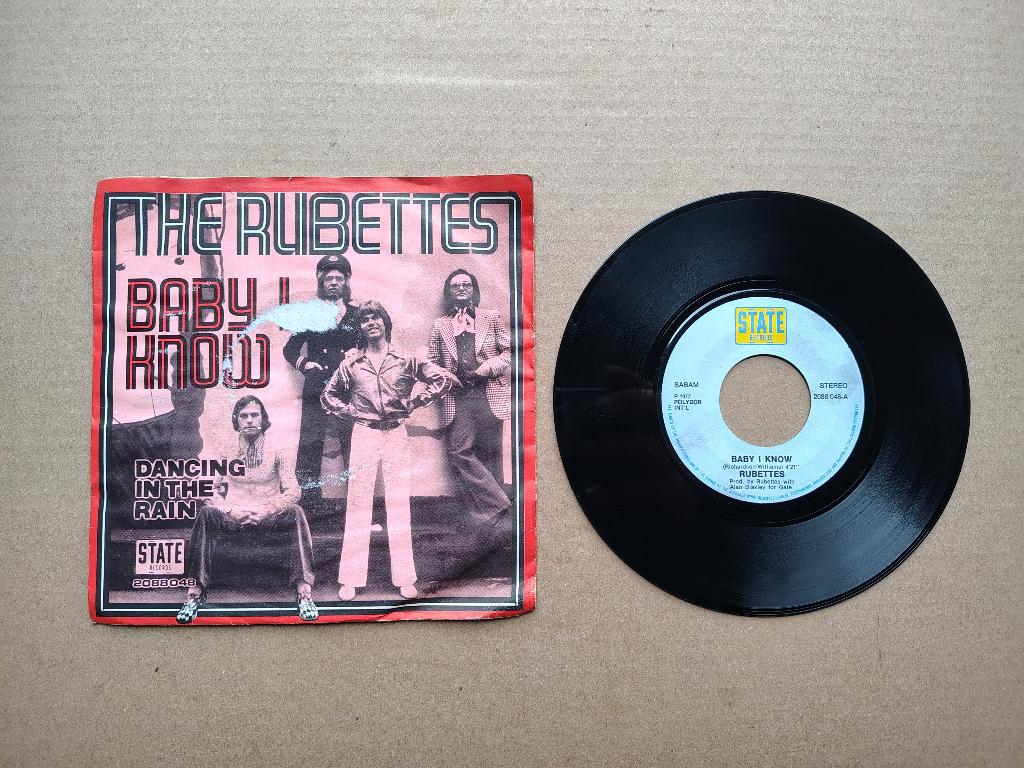 7" Single: The Rubettes - Baby I Know (1977), Verzenden, Gebruikt, 7 inch, Pop