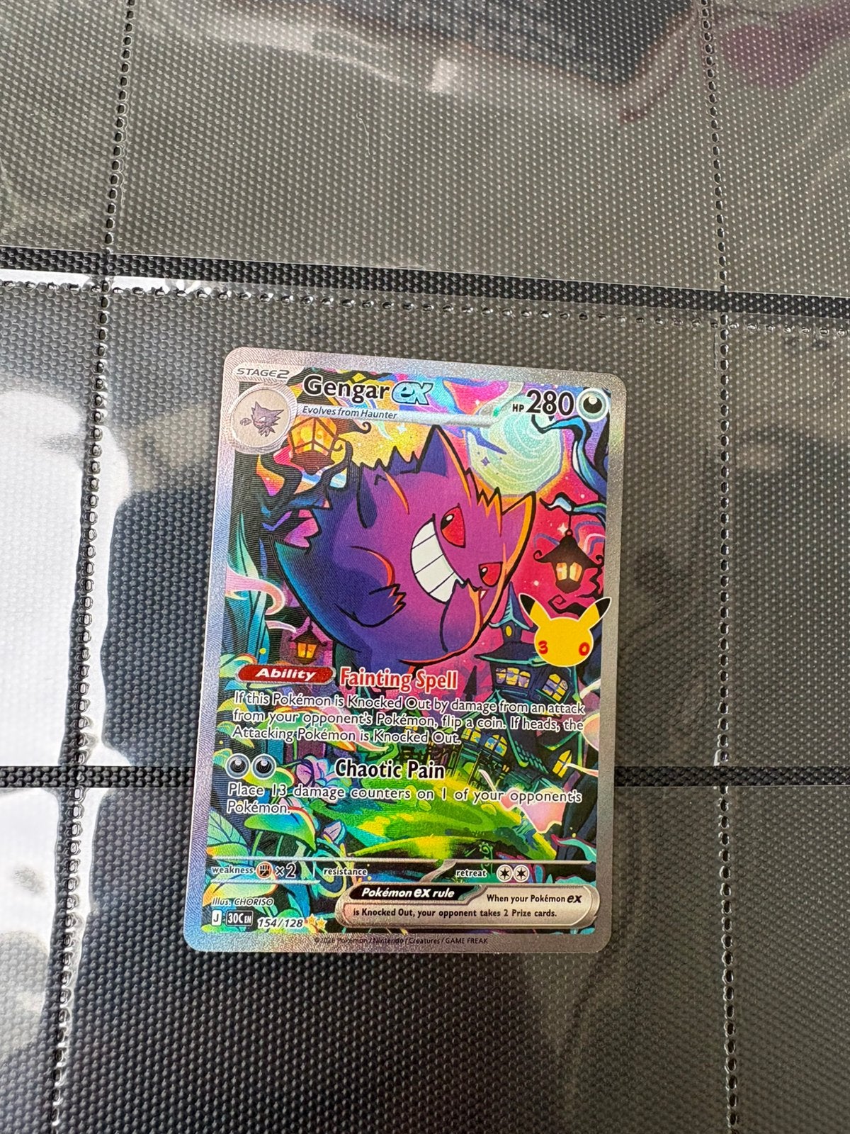 Gengar ex 154/128 | 30th celebrations, Ophalen of Verzenden, Nieuw