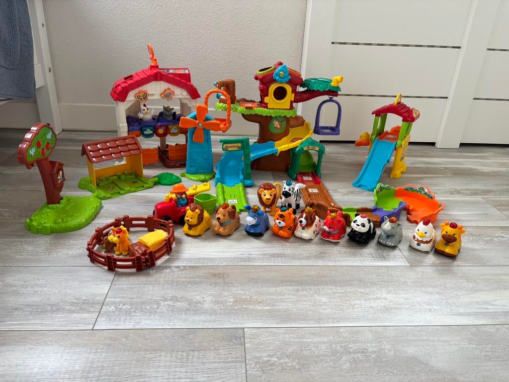 Zoef Zoef  dieren, Kinderen en Baby's, Speelgoed | Vtech, Ophalen, Zo goed als nieuw, 6 maanden tot 2 jaar