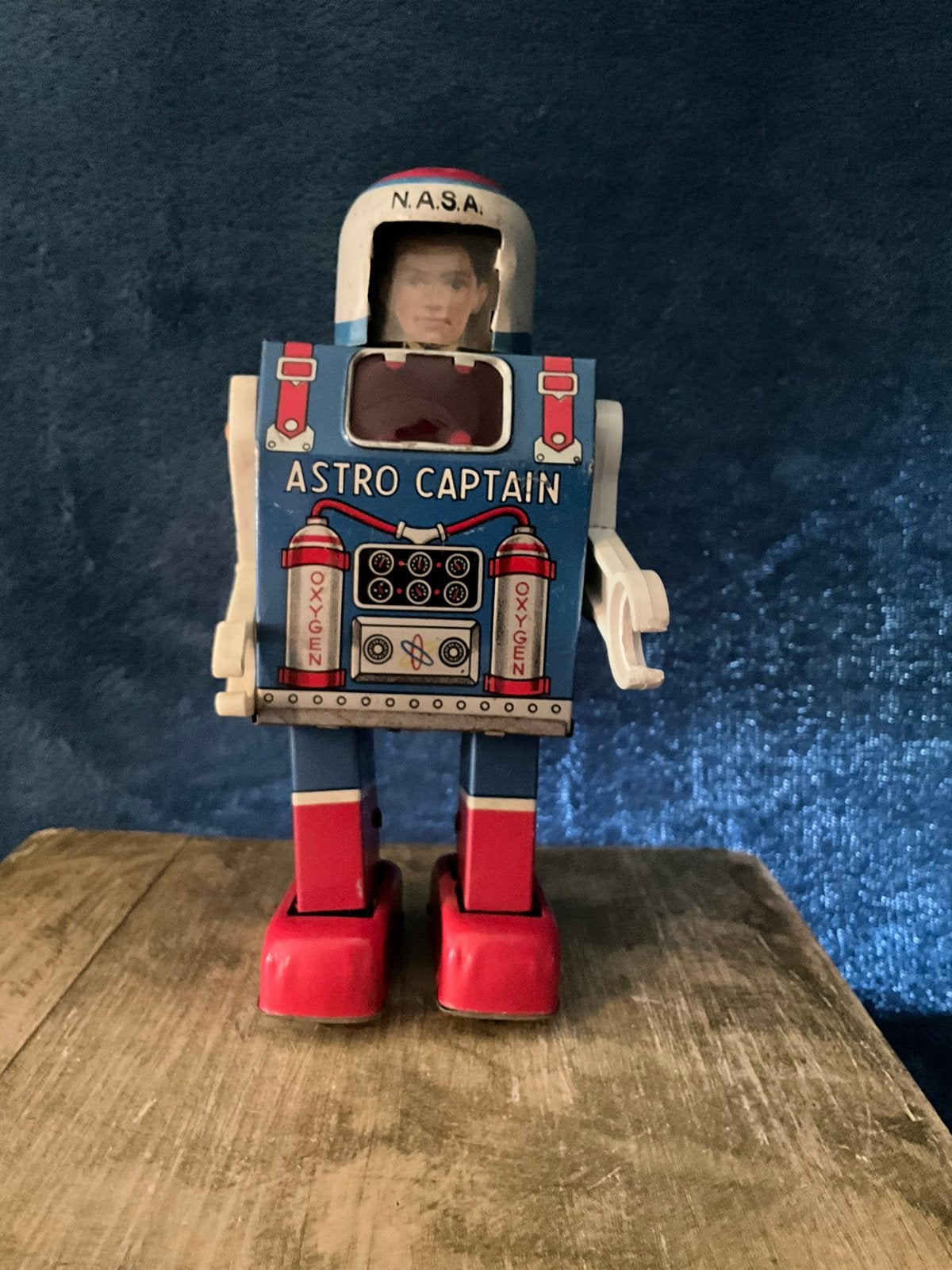 Antieke NASA Astro Captain Robot van Daiya (blik), Ophalen of Verzenden