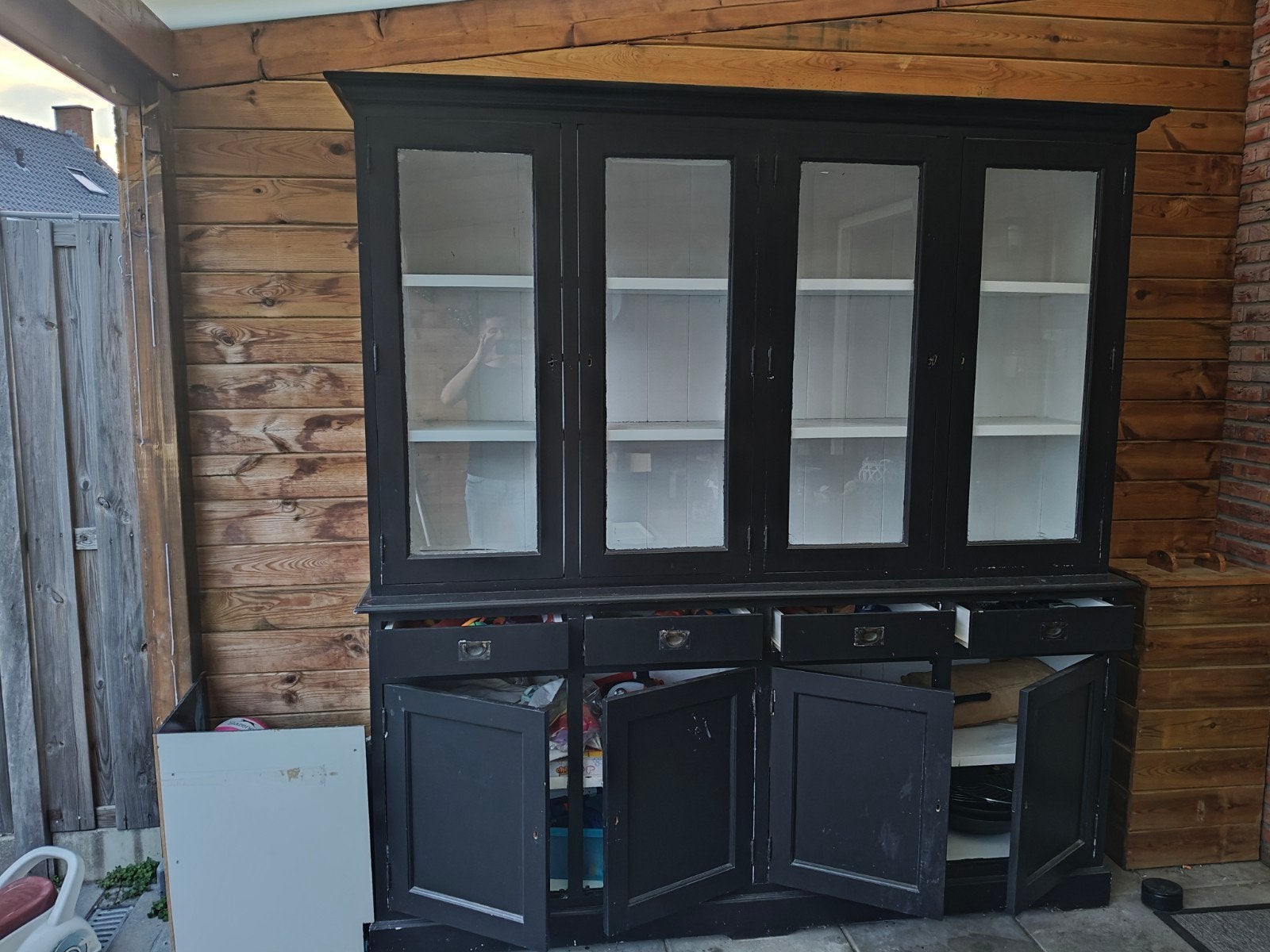 Hele mooie buffetkast, Doe-het-zelf en Verbouw, Ophalen, Hout, Raamkozijn