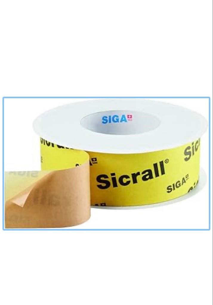 Nieuwe Siga Sicrall isolatietape rollen 60x40, Doe-het-zelf en Verbouw, Isolatie en Afdichting, Overige materialen, Nieuw, Minder dan 5 m²