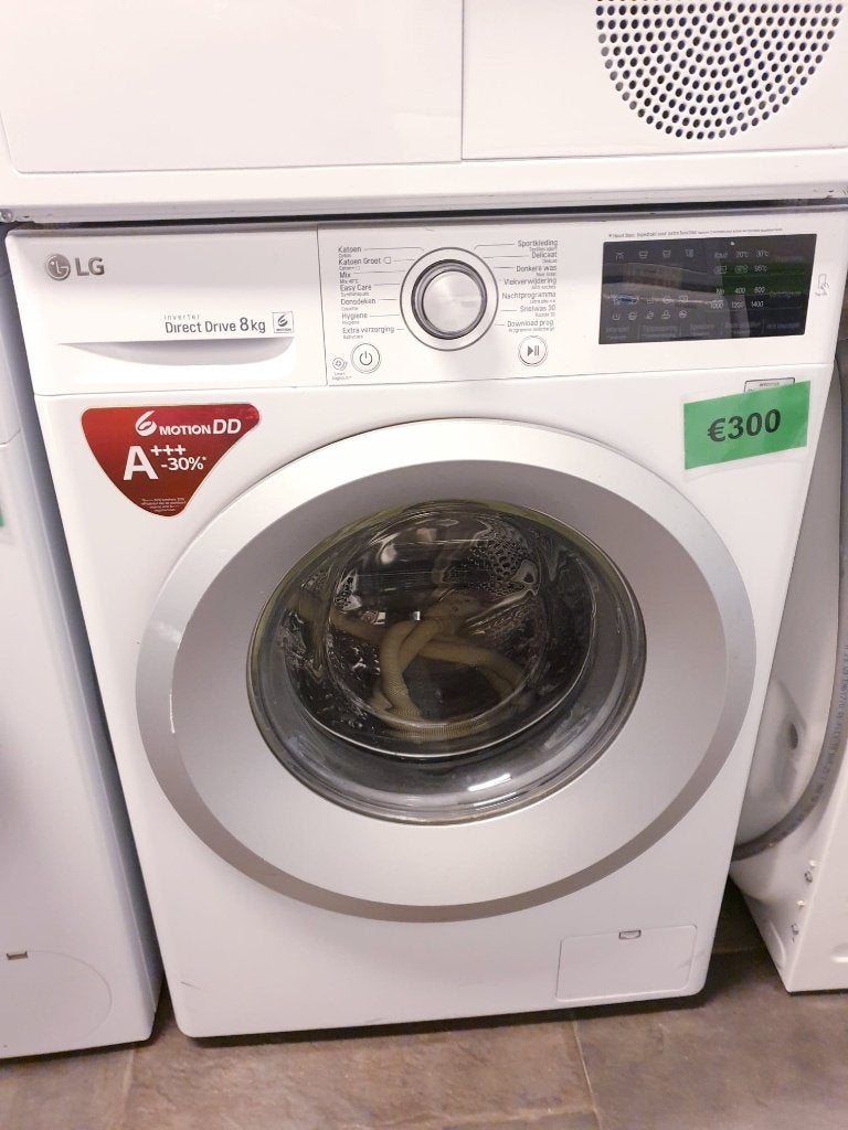 wasmachine LG 8kg️ ️A+++ INC GARANTIE, Witgoed en Apparatuur, Wasmachines, Ophalen, 1200 tot 1600 toeren, 8 tot 10 kg, Zo goed als nieuw
