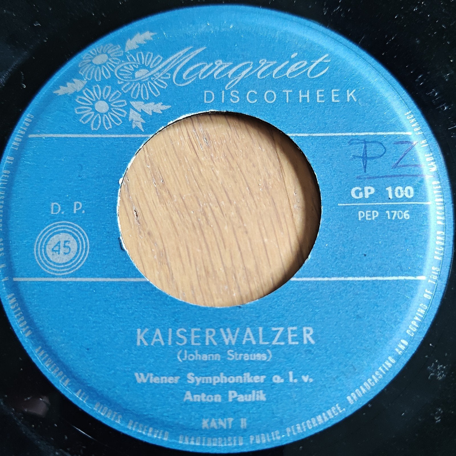 Margriet Discotheek - Kaiserwalzer/ An der Schönen Blauen Do, Ophalen of Verzenden, Gebruikt, 7 inch