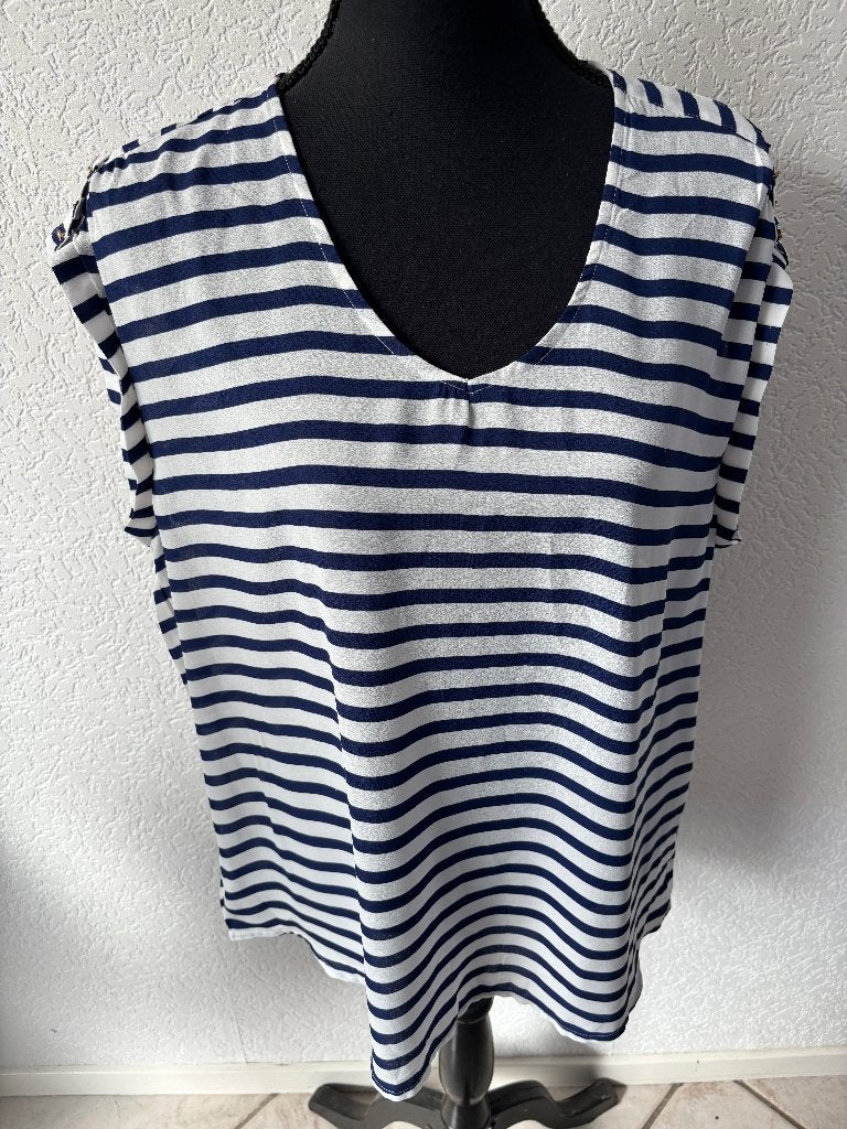 bexleys maat 46 oksel tot oksel 60 cm, Kleding | Dames, Blauw, Maat 46/48 (XL) of groter, Ophalen of Verzenden, Zo goed als nieuw