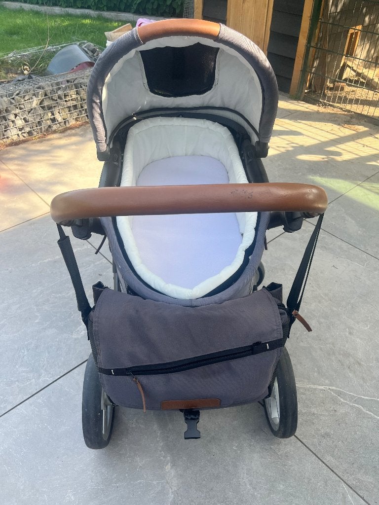 Kinderwagen mutsy  3 in 1, Ophalen, Zo goed als nieuw, Mutsy, Verstelbare duwstang
