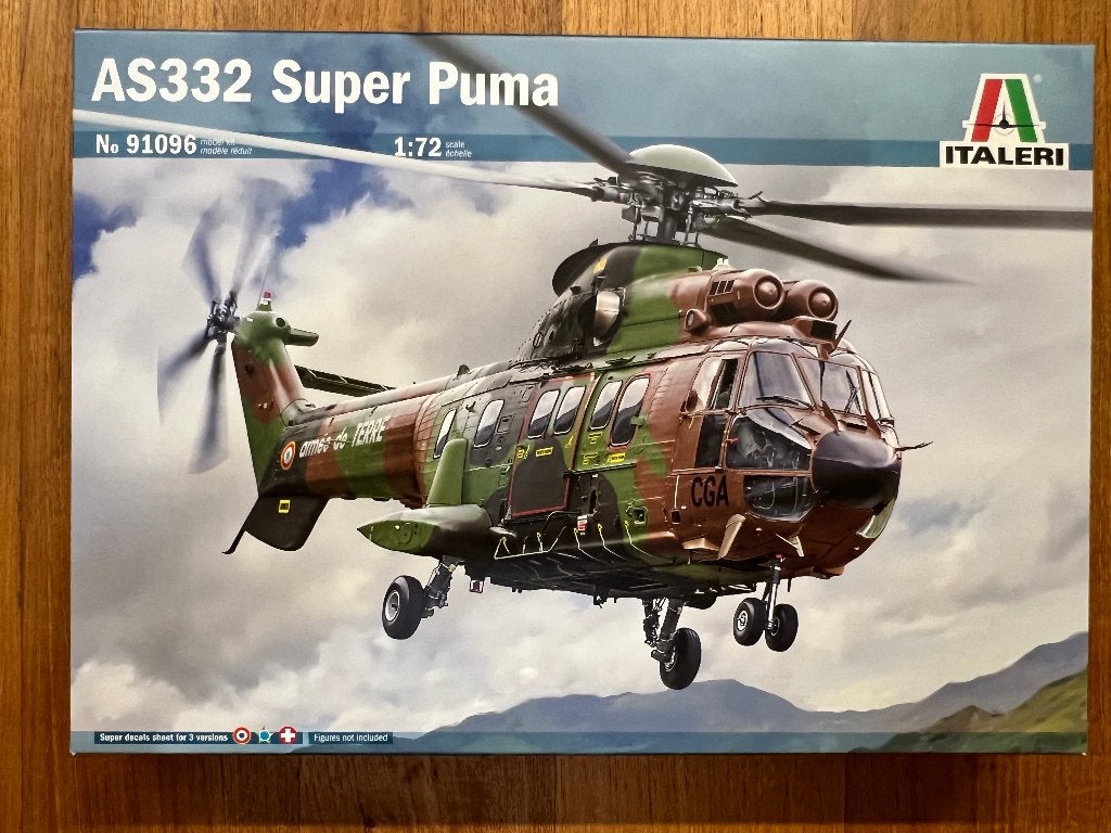 Italeri AS332 Super Puma 1:72 - 91096, 1:72 tot 1:144, Italeri, Helikopter, Nieuw