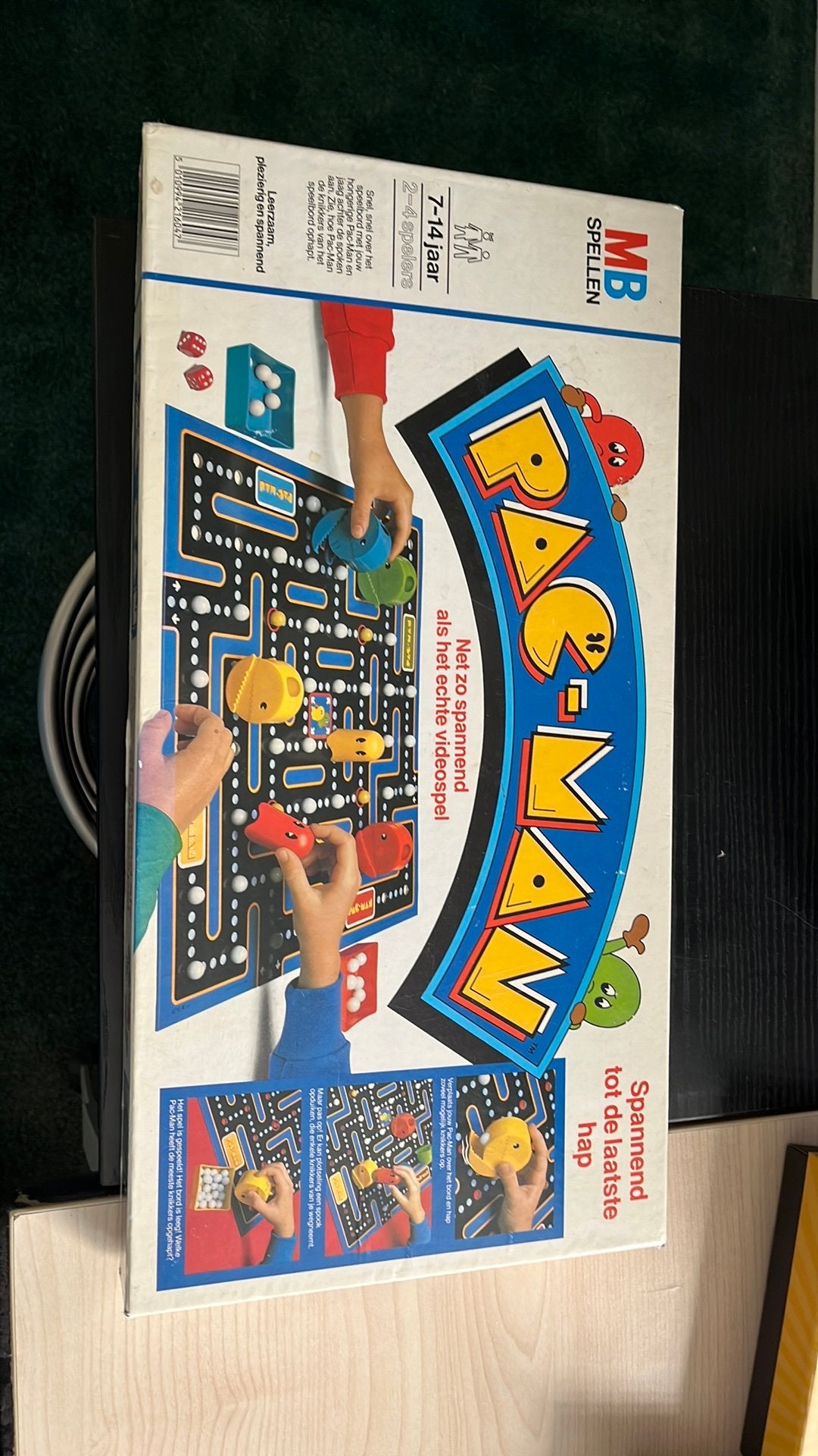 Pac man bordspel uit jaren 80, Ophalen, Gebruikt