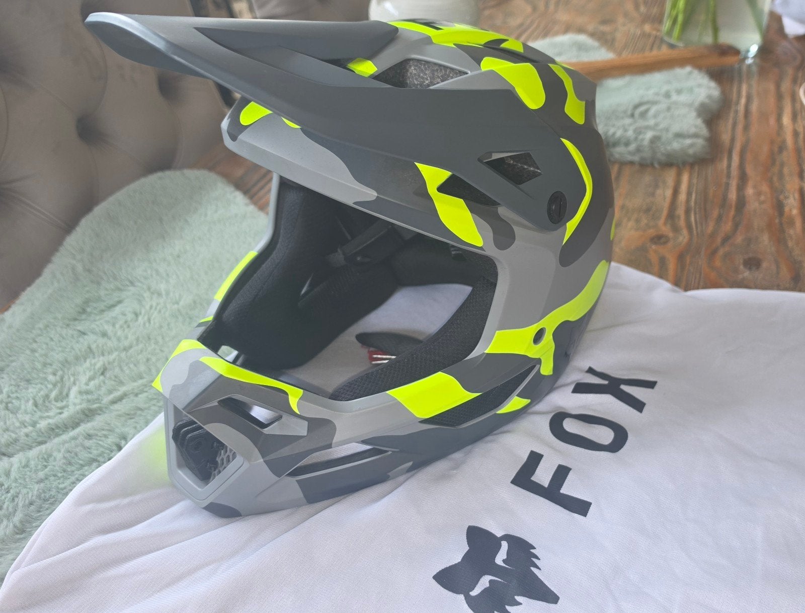 Fox Rampage Camo Fullface Helm Maat S - Nieuw, Ophalen of Verzenden, Nieuw, Heer of Dame