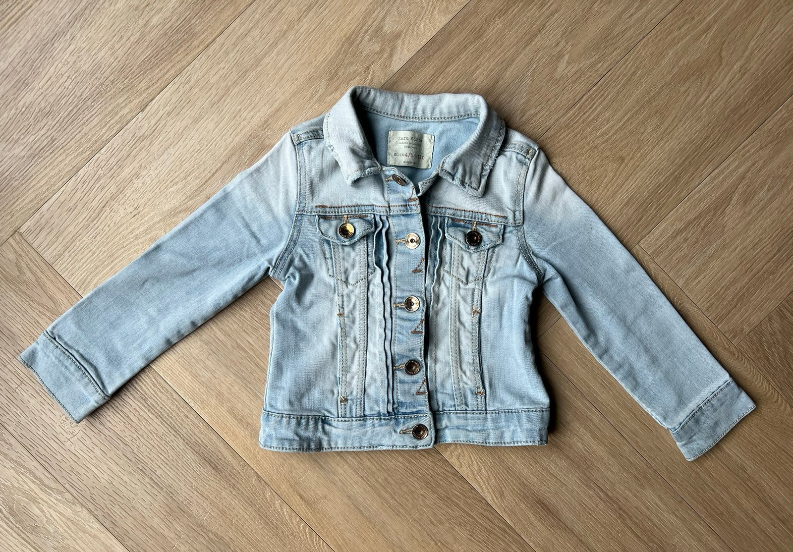 Spijkerjasje, Zara, maat 110, Kinderen en Baby's, Kinderkleding | Maat 110, Meisje, Ophalen of Verzenden, Zo goed als nieuw, Zara