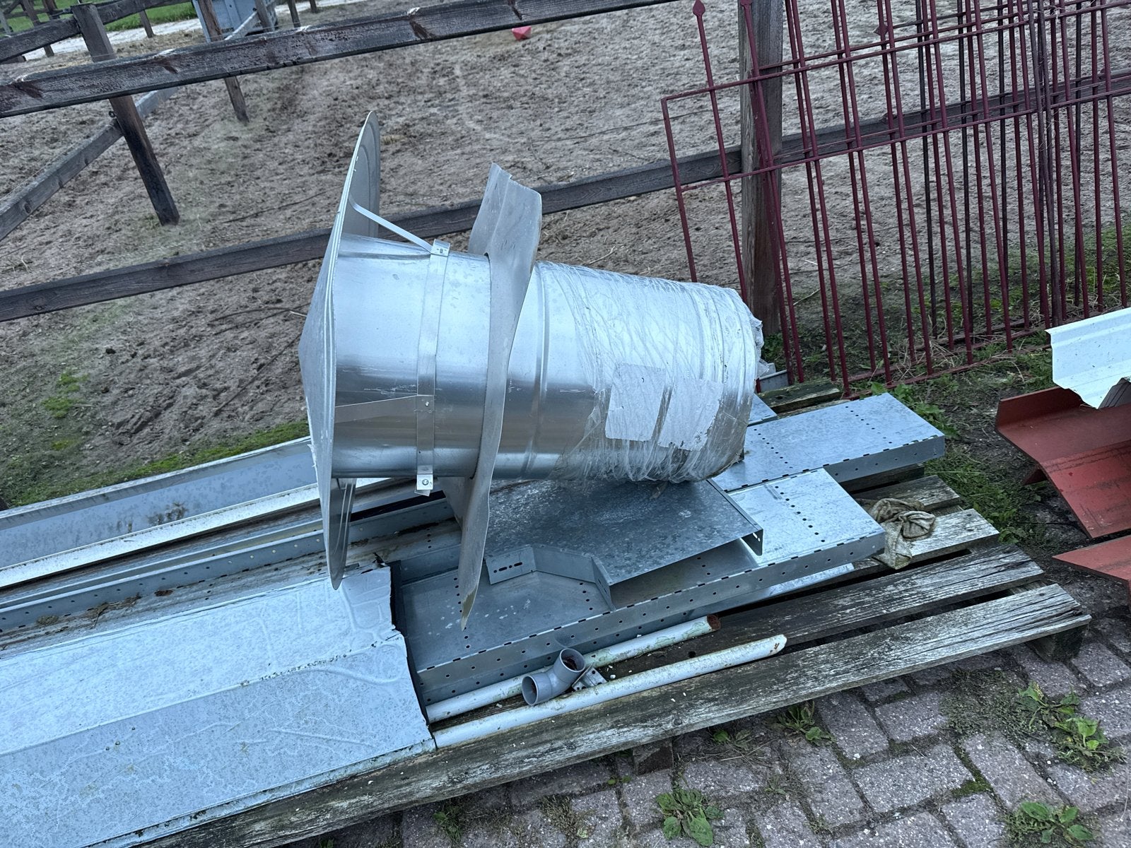 Dakdoorvoer rond 400 mm - Nieuw, Ophalen of Verzenden, Nieuw, Ventilator en Afzuiger