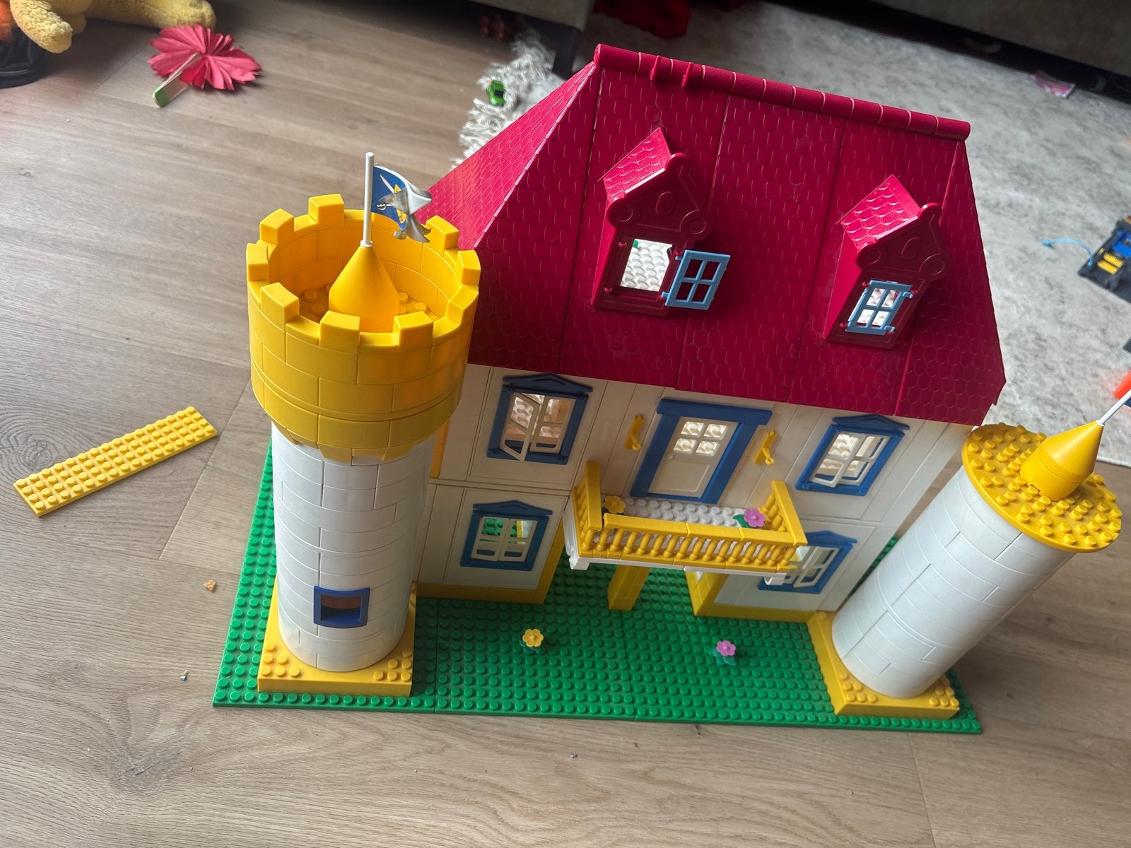Play-Big Play-K 12722 kasteel met Toren - Vintage, Ophalen, Gebruikt, Overige merken