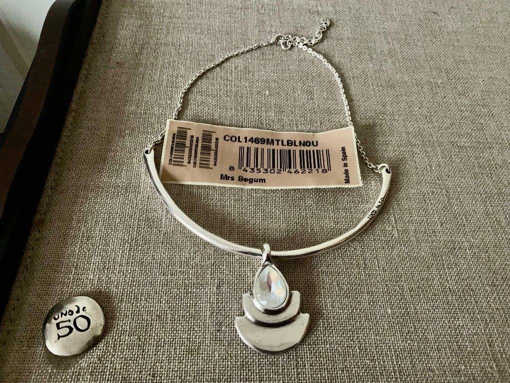 Uno de 50 ketting (2) Mrs Begum, Sieraden, Tassen en Uiterlijk, Met hanger, Overige materialen, Nieuw, Ophalen of Verzenden