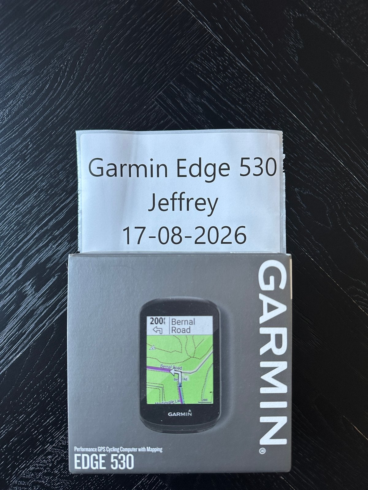 Garmin Edge 530, Ophalen, Zo goed als nieuw