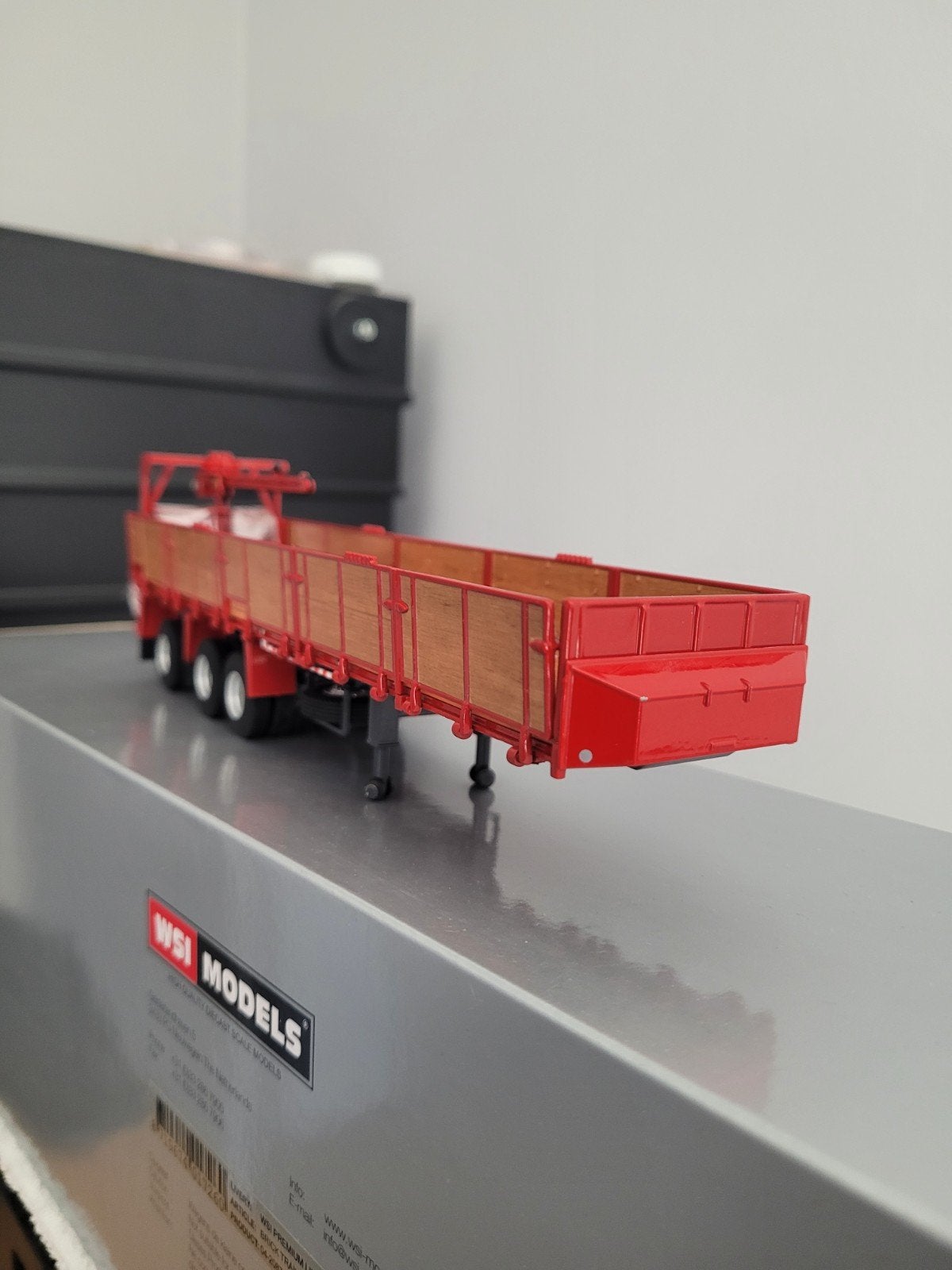 Wsi Classic Brick Trailer, Ophalen of Verzenden, Zo goed als nieuw, Bus of Vrachtwagen, Wsi