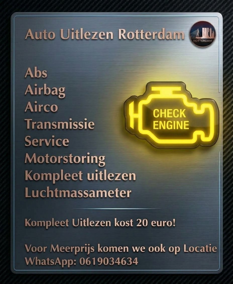 Auto Uitlezen/Foutcode Resetten (Rotterdam), Ophalen of Verzenden