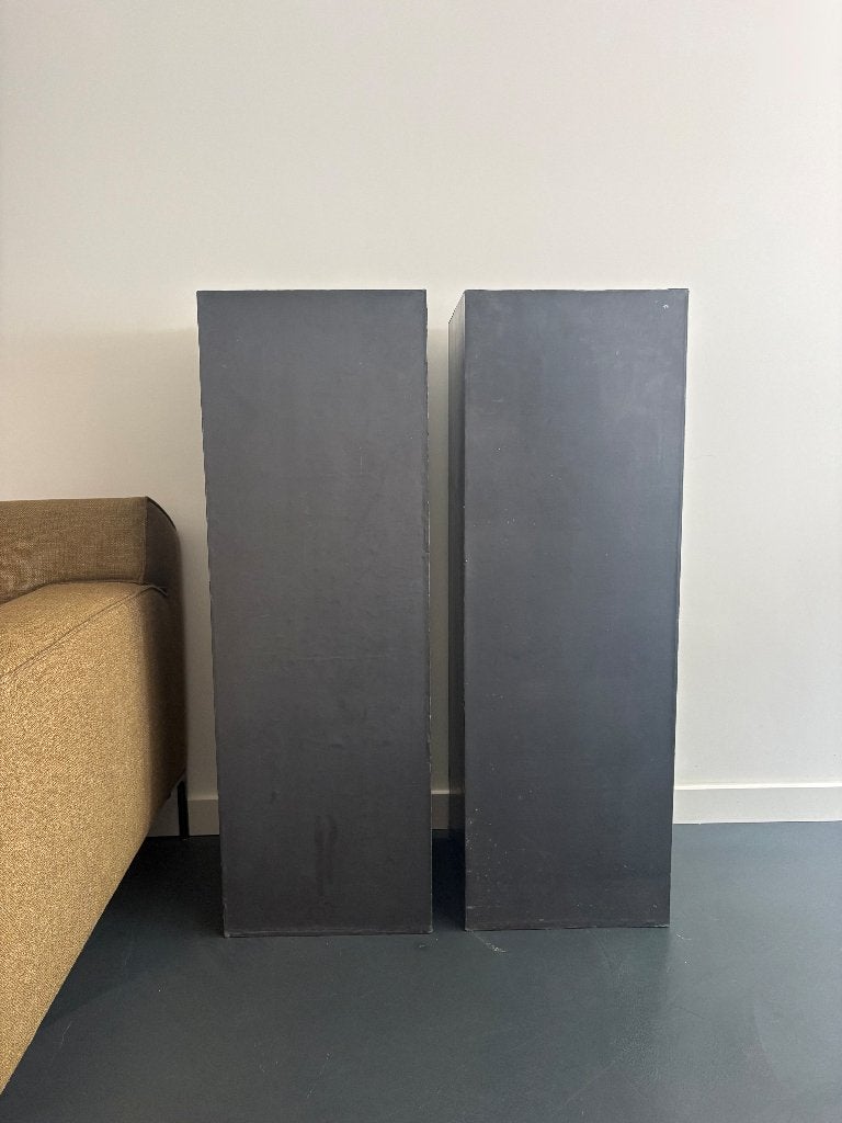 Set van 2 robuuste pilaren | antraciet | 120 x 40 x 40 cm, Huis en Inrichting, Ophalen, Gebruikt