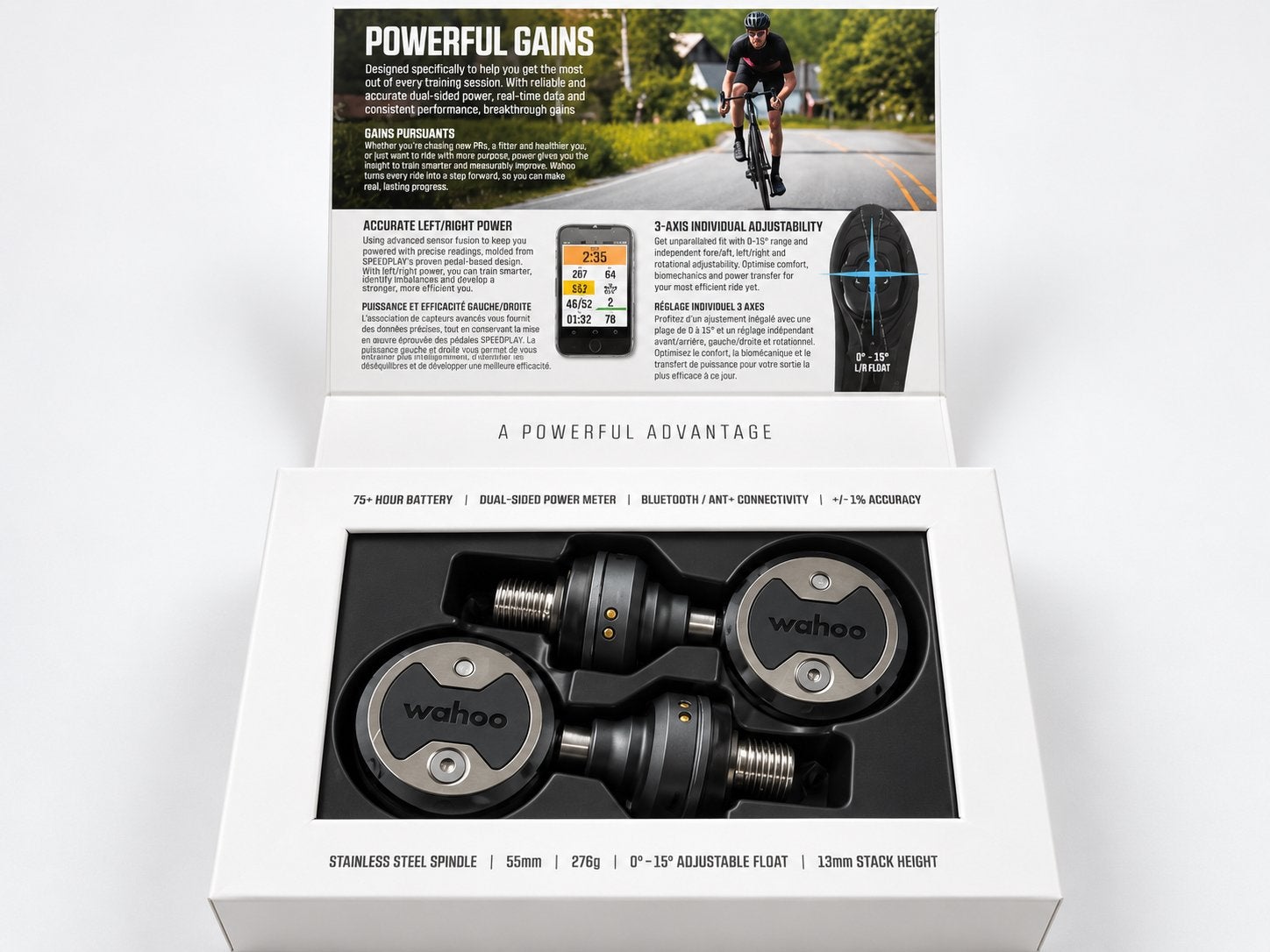 Wahoo POWRLINK ZERO Dual-Sided Power Meter Pedalen, Ophalen of Verzenden, Nieuw, Overige typen