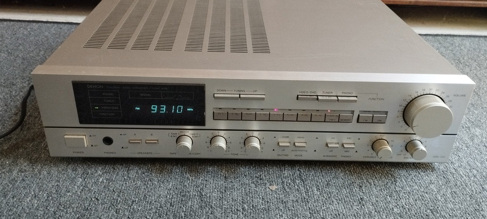 Denon DRA 550 Receiver., Gebruikt, Denon, Ophalen of Verzenden, Minder dan 60 watt
