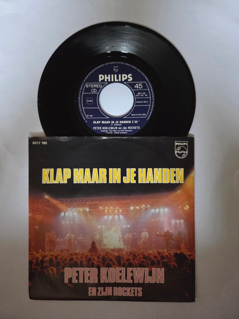 Peter Koelewijn en zijn rockets - Klap maar in je handen, Cd's en Dvd's, Vinyl Singles, Gebruikt, 7 inch, Single, Ophalen of Verzenden