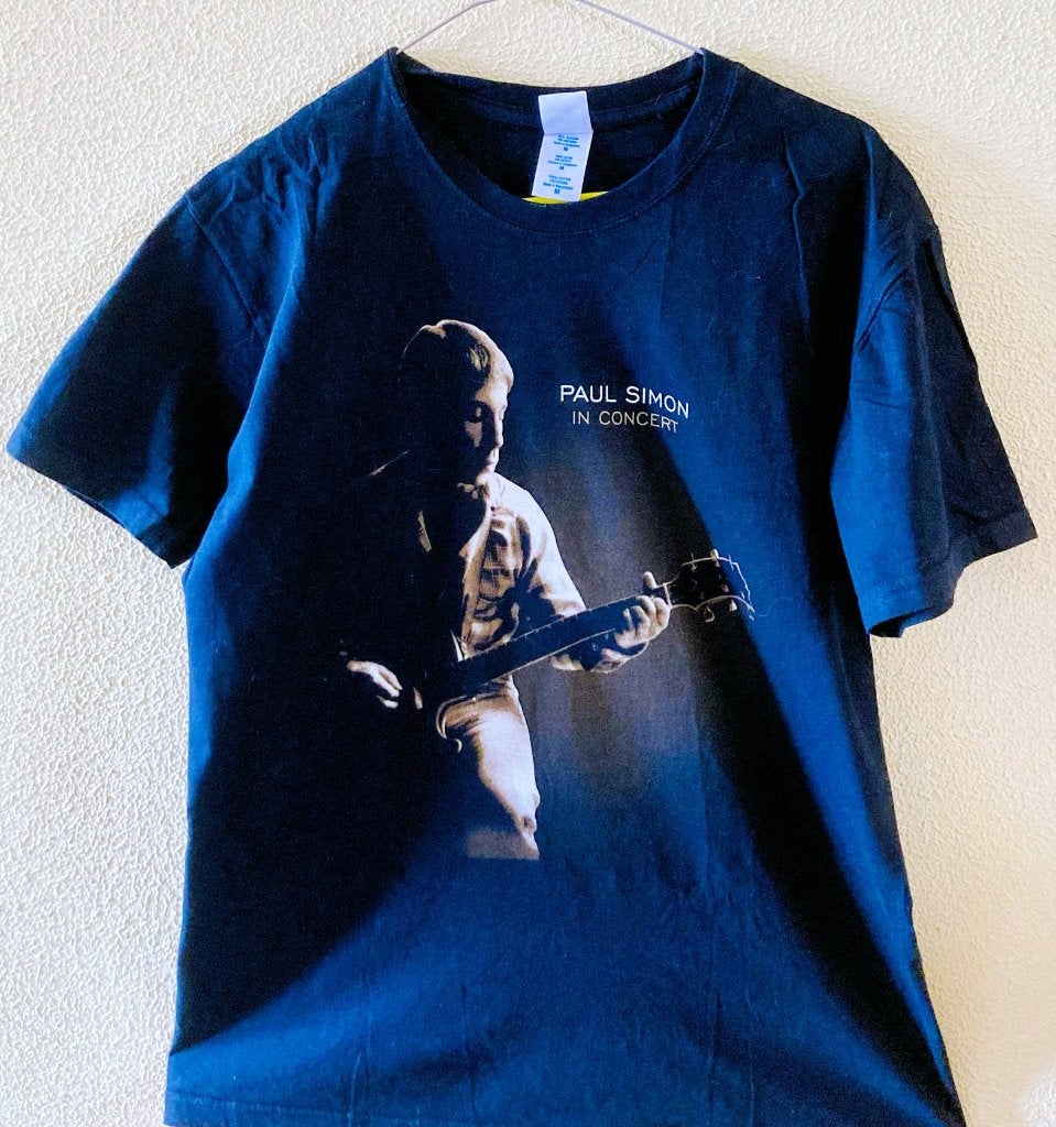 T- Shirt Paul Simon - In Concert - Official Tour T-Shirt, Kleding | Heren, T-shirts, Zo goed als nieuw, Gildan, Verzenden, Maat 48/50 (M)