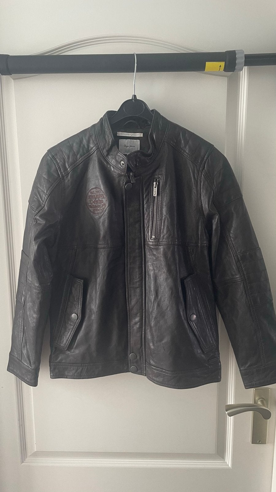 Pepe Jeans Leren Jas Jongens Maat 164, Ophalen of Verzenden, Nieuw, Jongen