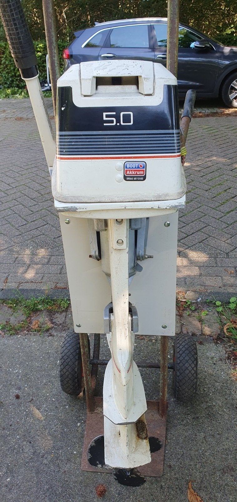 Honda 5 pk langstaart, Watersport en Boten, Ophalen of Verzenden, Gebruikt, Motor en Techniek