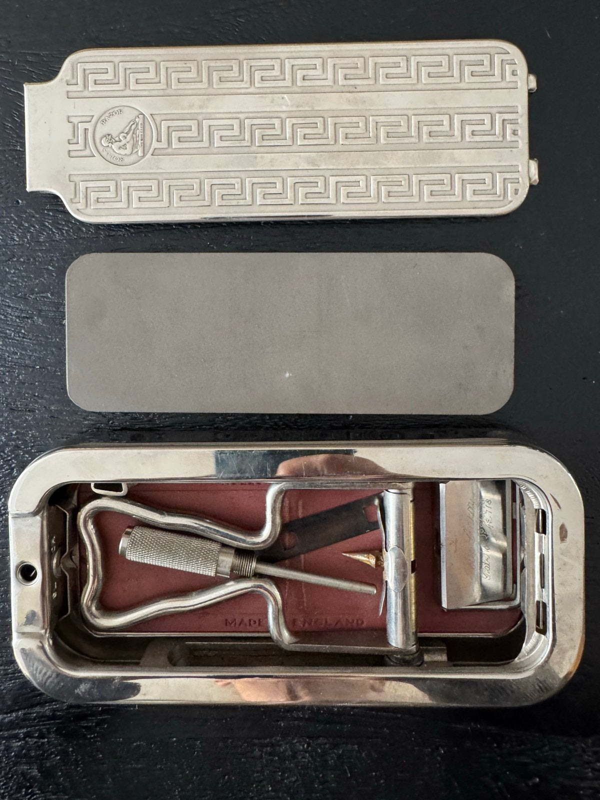 Vintage Rolls Razor Scheerapparaat in originele doos, Antiek en Kunst, Verzenden