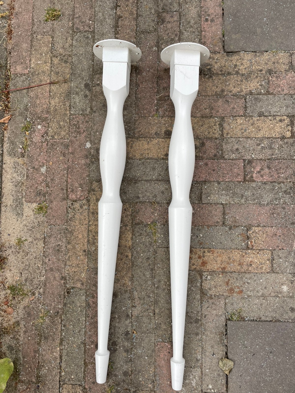 Houten blad met 2 poten, Ophalen, Gebruikt, Rechthoekig, 50 tot 100 cm