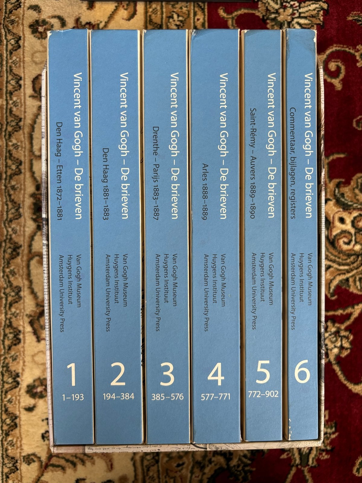 Vincent van Gogh - De volledige brieven, limited edition, Boeken, Ophalen of Verzenden, Zo goed als nieuw, Nederland
