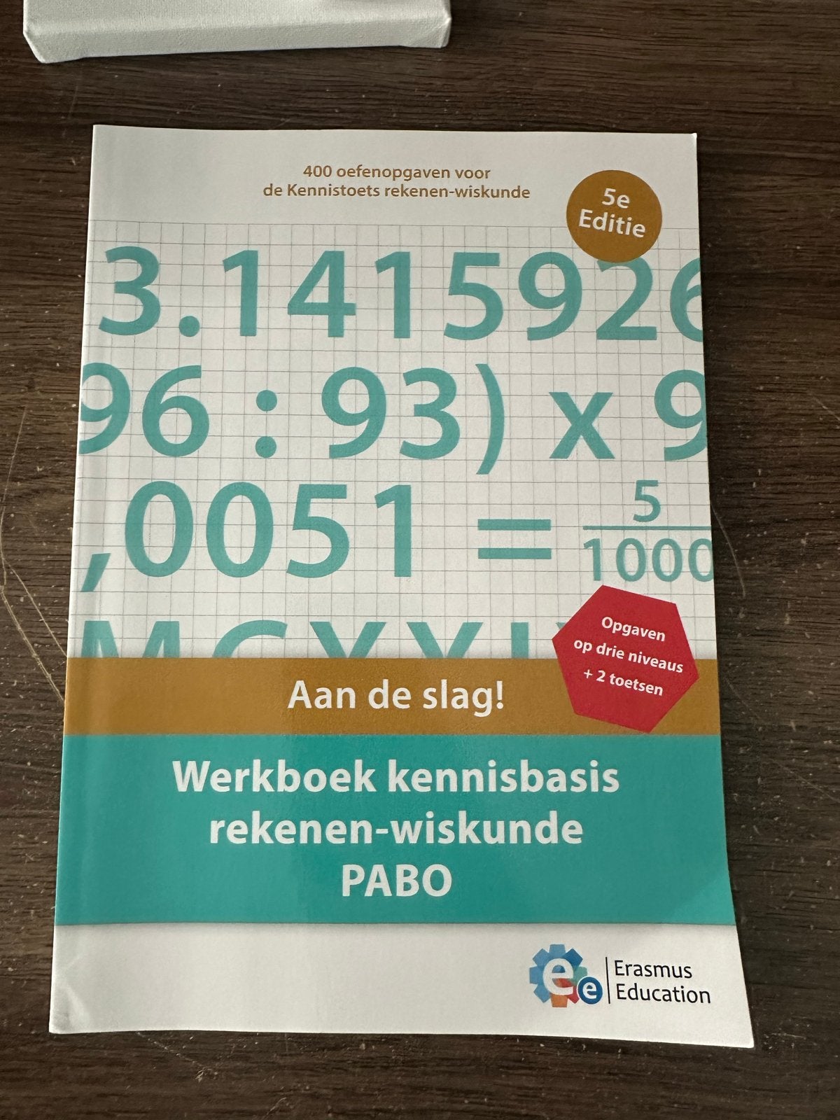 Werkboek kennisbasis rekenen-wiskunde Pabo 5e editie, Ophalen of Verzenden, Beta, Zo goed als nieuw, HBO
