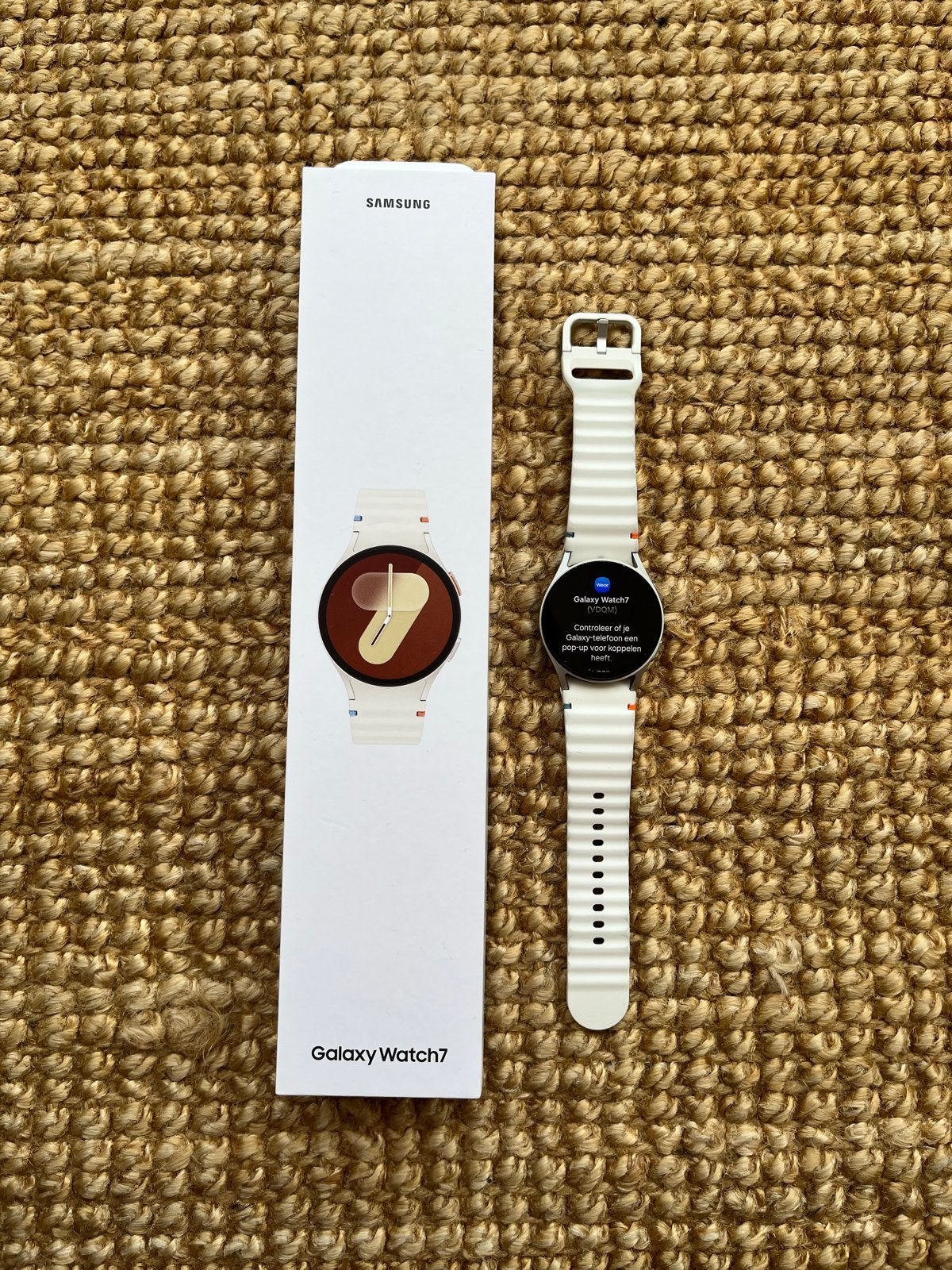 Samsung Galaxy Watch 7 - Nieuw in doos, Sieraden, Tassen en Uiterlijk, Smartwatches, Afstand, Wit, Nieuw, Ophalen of Verzenden